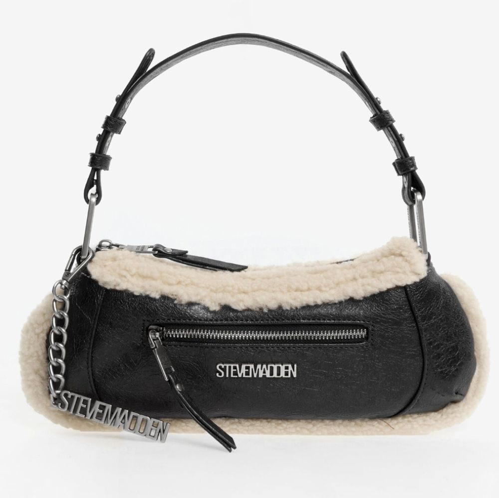 NEW Steve Madden Sherpa Shoulder Handbag
